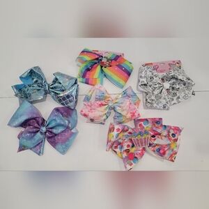 Colorful Kids Hair Bow Set